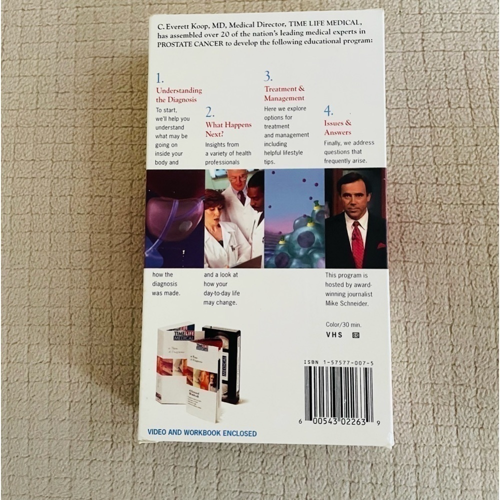 Prostate Cancer Medical VHS - Picture 2 of 2